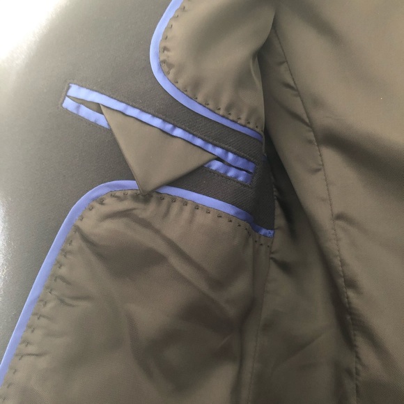 Asobio Navi Blue Wool Slim Coat - Picture 8 of 12